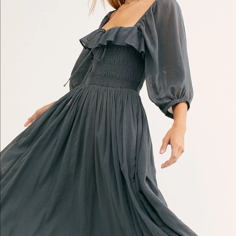 Free People Oasis Midi Dress Sz XS